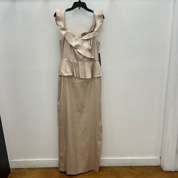 Aidan Mattox by Adrianna Papell maxi holiday dress 8 - Picture 1 of 7